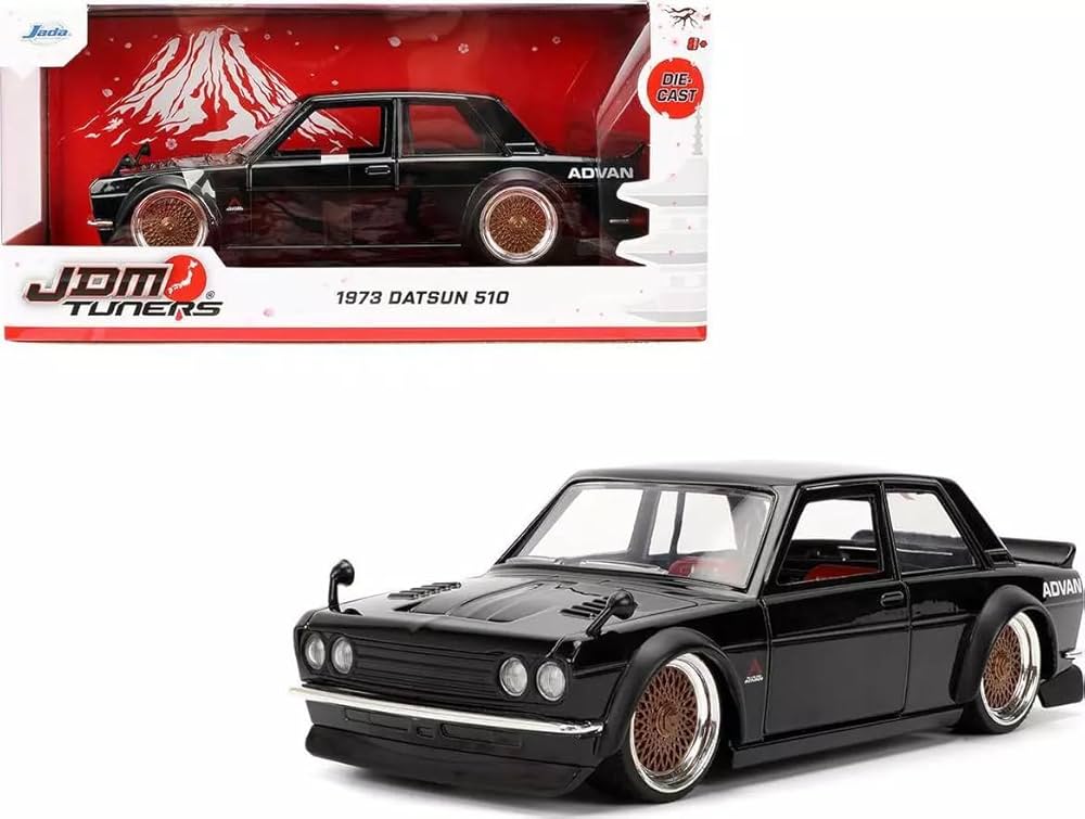 Amazon | JADA TOYS 1/24 ダットサン 510 1973 アドバン
