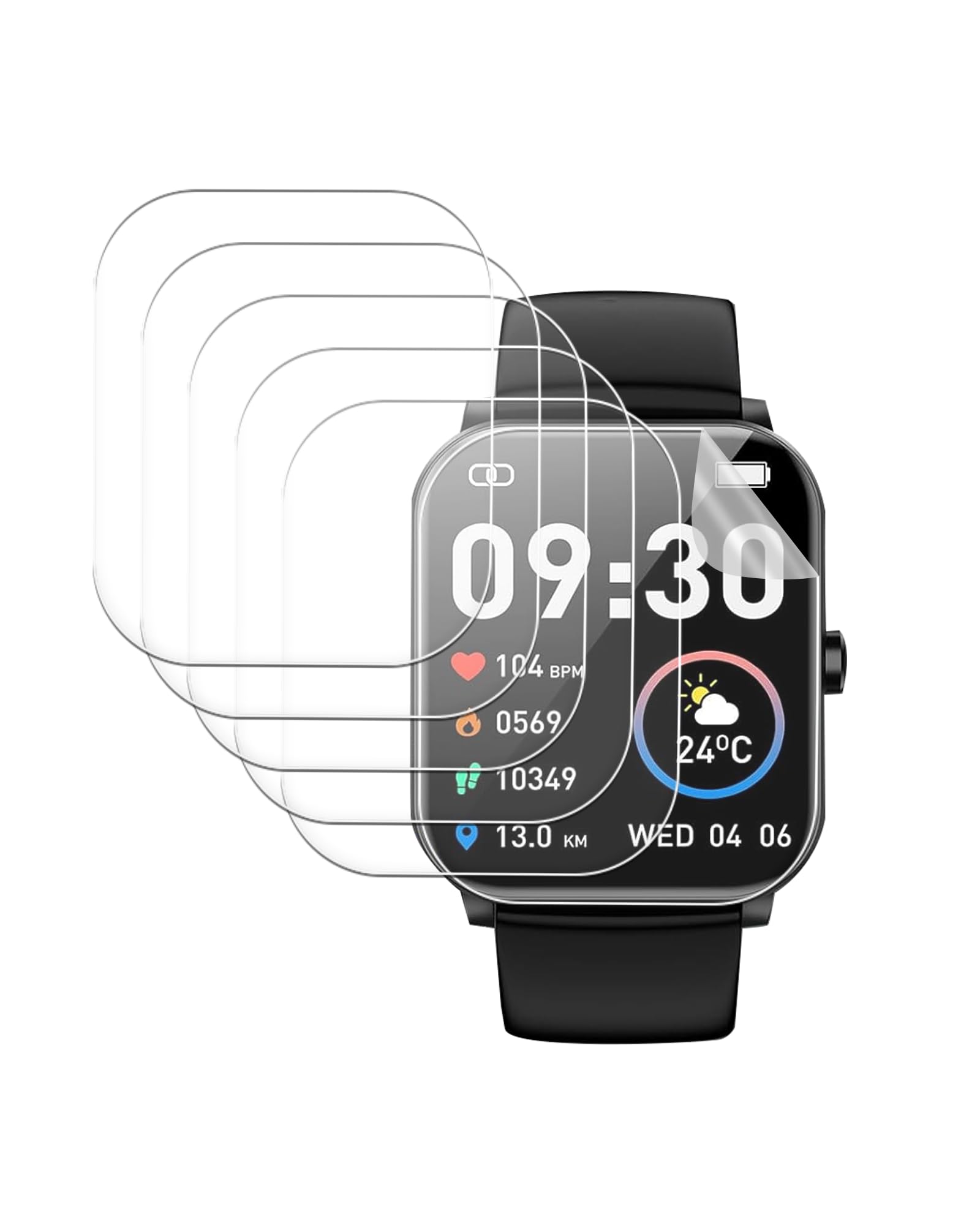 [6 Pack] for Jacoosa L70/QONBINK L70/ganopterygon L70 Screen Protector Anti-blue light, BOVUGAC Flexible TPU Film Compatible with Jacoosa L70/QONBINK