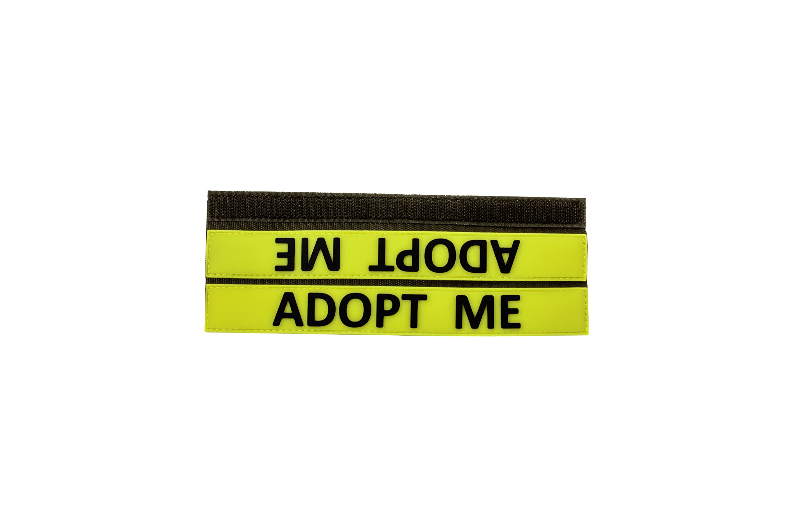 Dog Leash Sleeves (Leash Wrap), Double Sided, Highly Visible, Provide Advanced Warning to Prevent Accidents (Adopt Me)