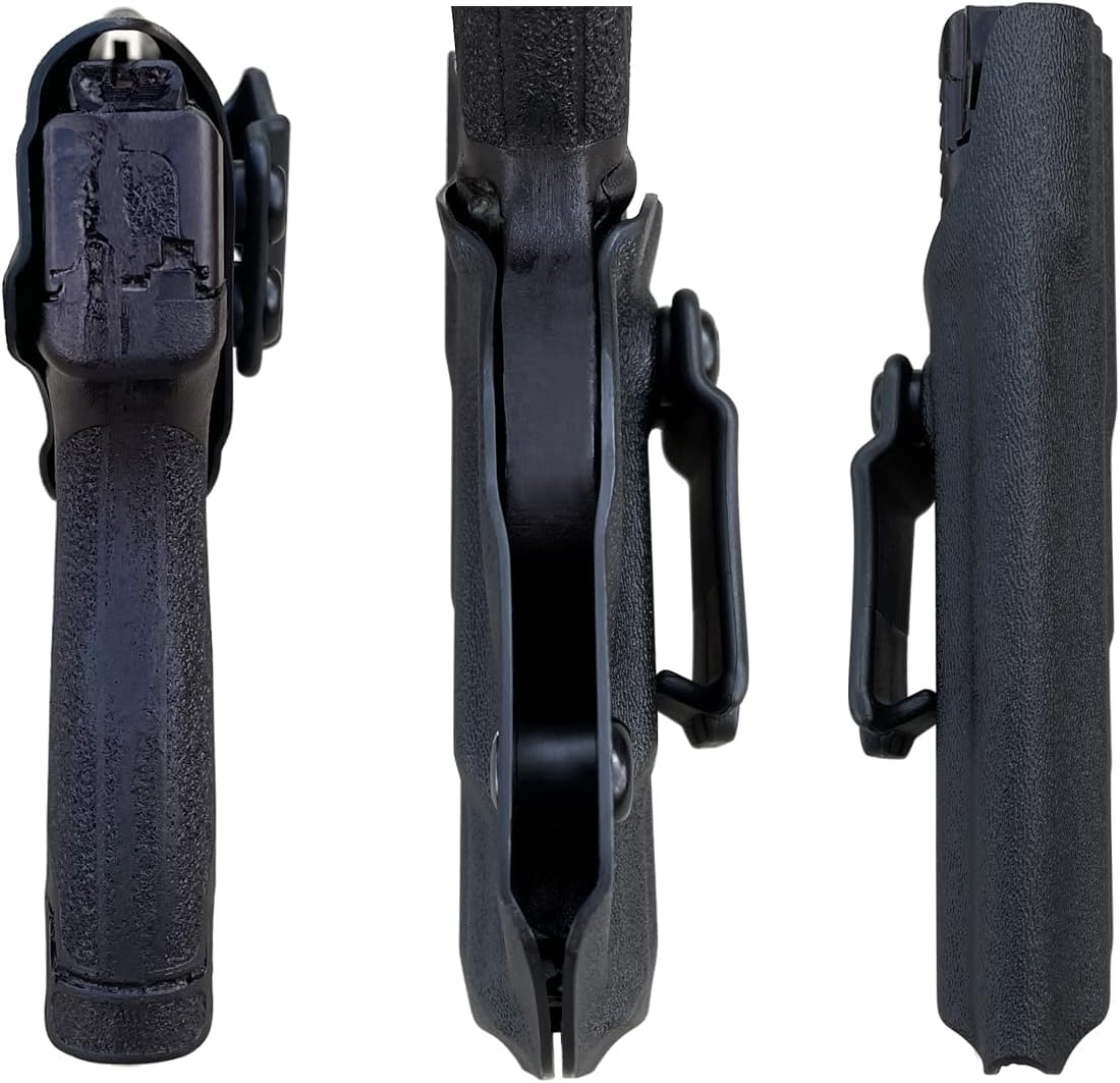 M&P 45 Shield Holster IWB Kydex Holster Custom Fit: Smith & Wesson M&P 45 Shield M2.0 3.3”Barrel Pistol - Inside Waistband Concealed Carry - Adj. Cant Retention - Cover Mag-Button - No Wear, No Jitter