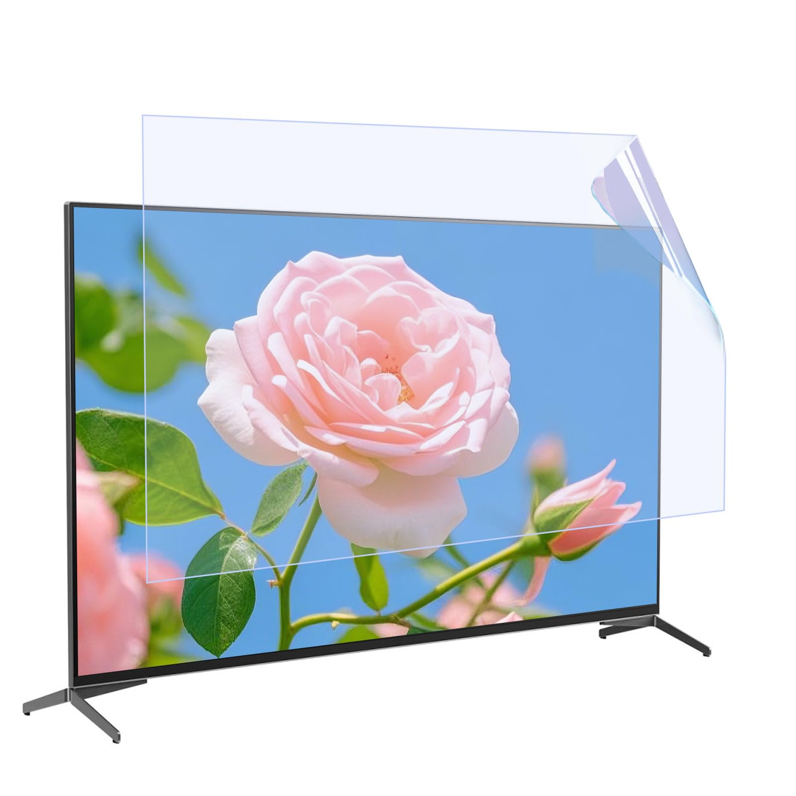Protecteur D'écran Anti-Lumière Bleue, Film Filtrant Anti-Rayures Pour Téléviseur Film De Protection Bloquant La Lumière Bleue Pour Écrans LCD, LED Et OLED 4K HDTV,43" 942x529mm