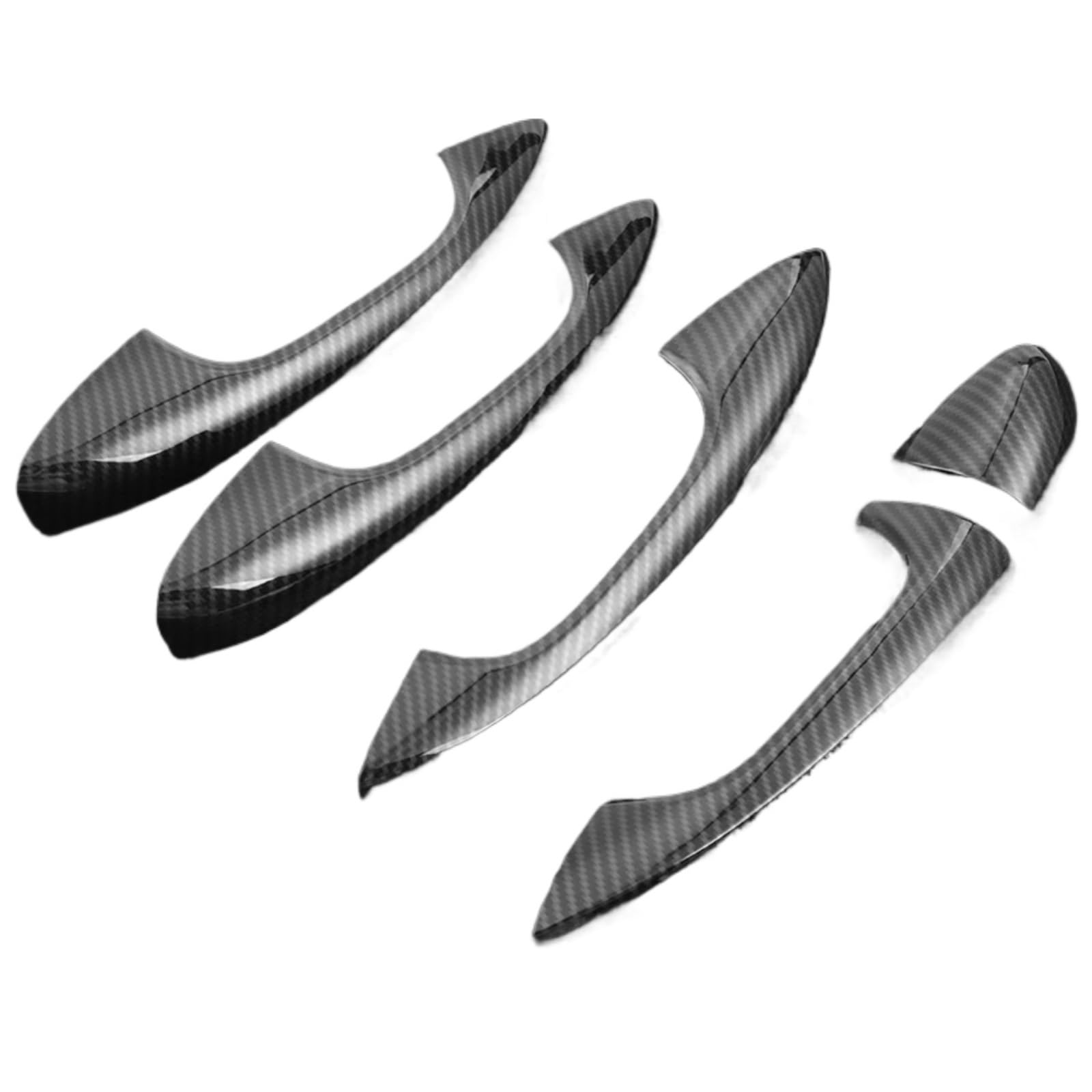YMNHBIK Door Handle Cover Compatible with Benz C-Class W205 2015 2016 2017 2018 for GLC-Class X253 2016 2017 2018 Car Exterior Door Handle Covers Trims