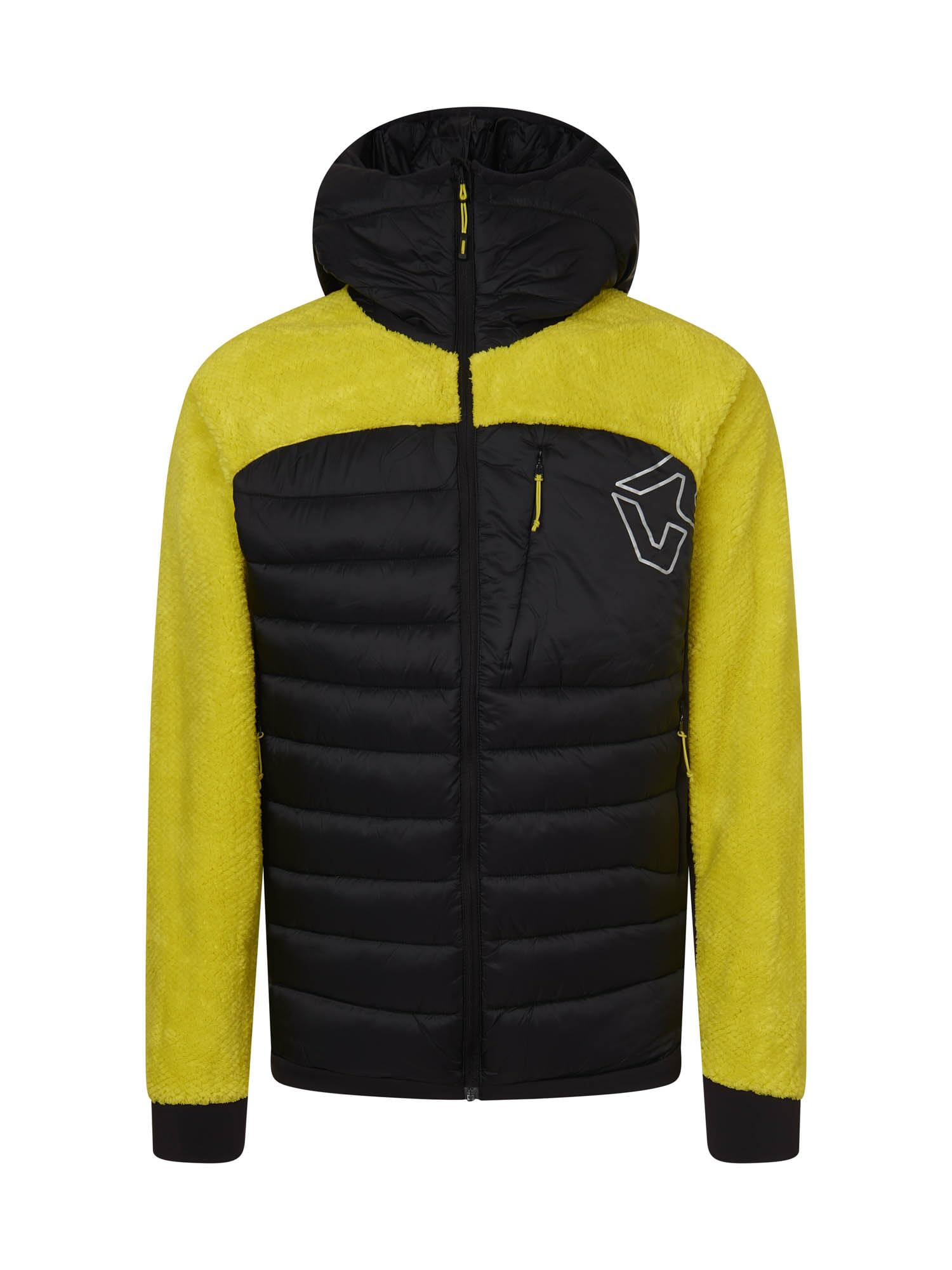 Rock Experience REMJ08951-C513 WILD CAT HYBRID MAN JACKET Jacket Men's 0208 CAVIAR+1809 SULPHUR SPRING M
