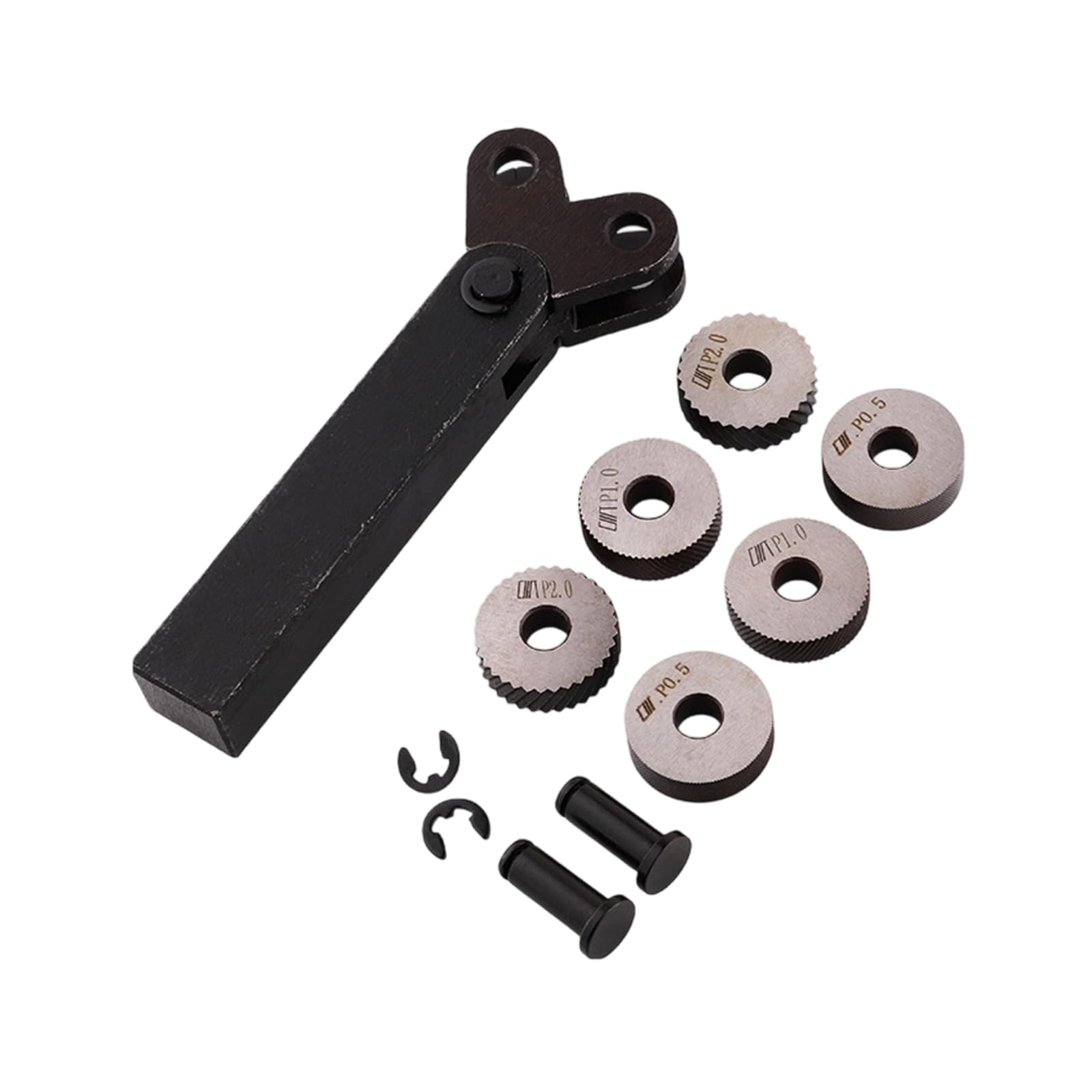 Jiapika Metal Lathe Knurling Tool With Double Wheel Head, 96Cr Steel Manual Texturing Tool For Cylindrical Grip Patterning And Repair Jobs Lathe Knurl Metal Texturing Hand Machinist Repair Workshop Grip