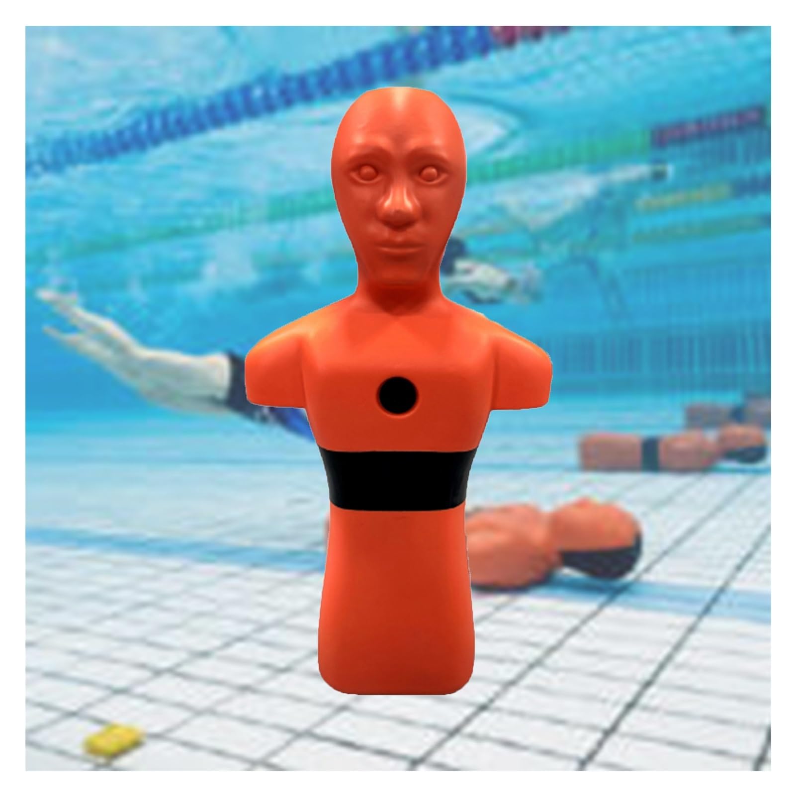 Chupete de entrenamiento de rescate de incendios, relleno de agua para ejercicios realistas, ideal para seguridad en la piscina y ejercicios de emergencia escolar