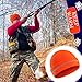 Funtery 2 Pieces Orange Hunting Vest High Visibility Safety Clothes, Hunt Vest with Zipper and Pocket Construction Clothing with Reflective Stripes and Hunting Hat Knit Beanie Cap for Men Women