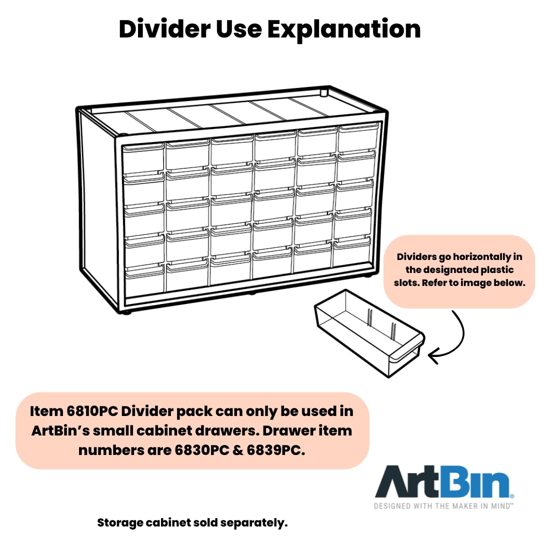 Amazon.com: ArtBin 6810PC Divider 10-Pack for ArtBin 6830PC Store
