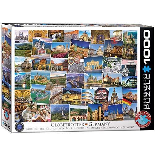 EuroGraphics 6000-5465 Puzzle Globetrotter Deutschland mehrfarbig