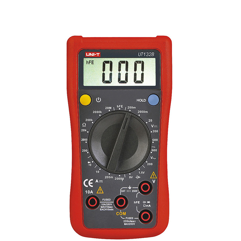 Multimètre numérique compact UNI-T UT132B avec écran 2000 points et testeur batterie