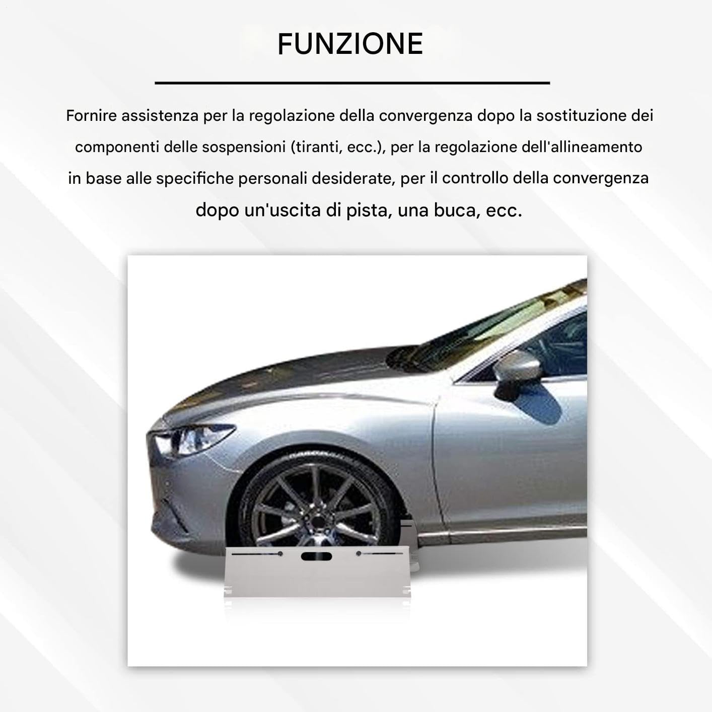 Alineador De Ruedas Escala Clara Ajustable Resistente | Kit De Placa De Alineación De Ruedas Escala Clara Ajustable Resistente Para Coche, Camión, Vehículo, Garaje Y Hogar