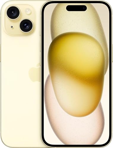 Apple iPhone 15 Plus, 128GB, Yellow - Unlocked (Renewed Premium)