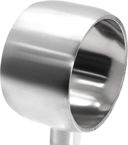 Miniatura 3 de Soporte de barra de cortina de montaje en techo, paquete de 2 unidades, soportes de brida de acero inoxidable de 2 pulgadas, soportes de brida de