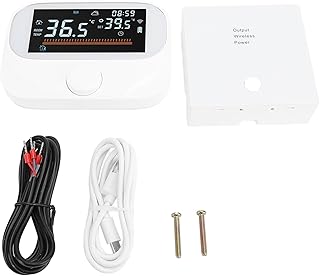 Fafeicy Drahtloser Programmierbarer Intelligenter Thermostat mit LCD-Bildschirm, APP-Sprachsteuerung für den Temperaturregler des Gaskessel-Heizsystems