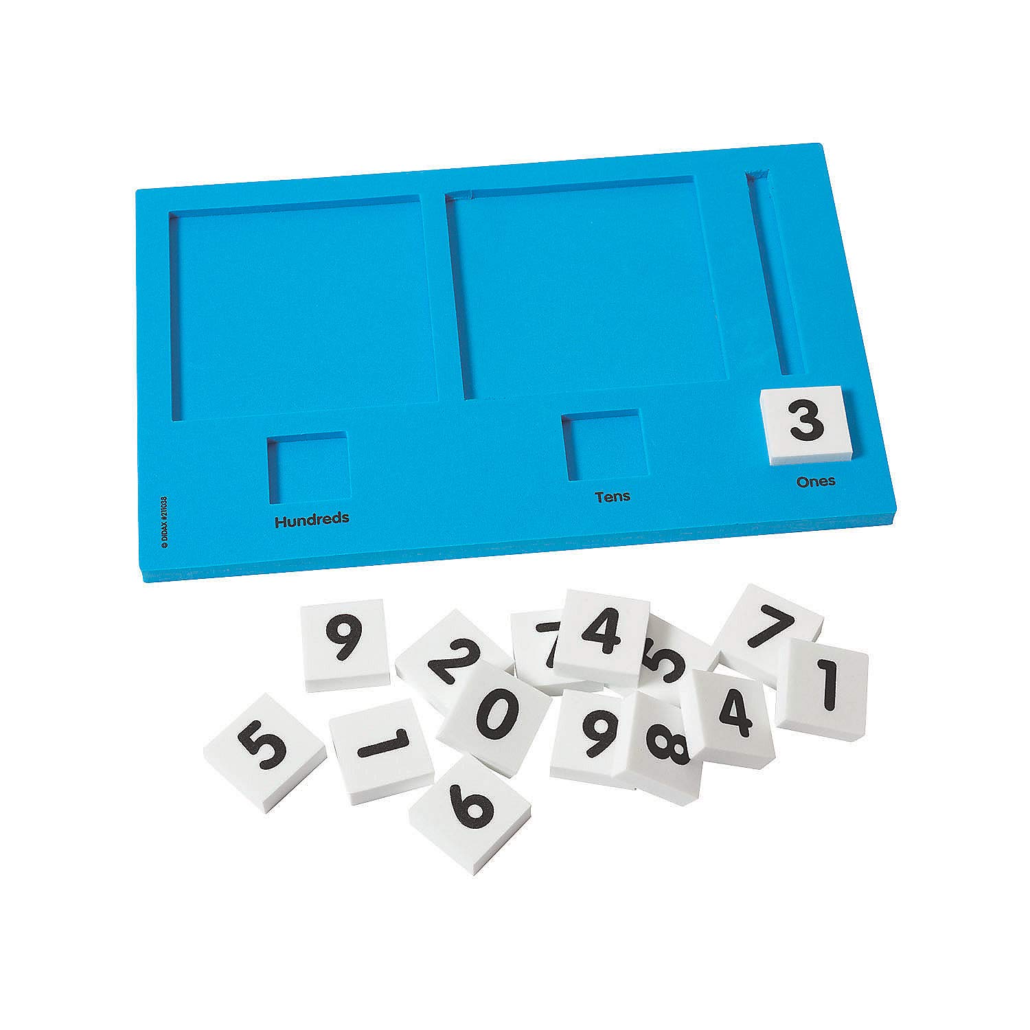 Fun Express Base Ten Place Value Frames - Educational Pieces for Kids - Engaging Learning Activities to Enhance Math Skills and Understanding - 22 Pieces
