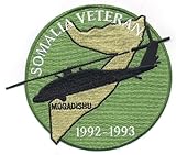 Somalia Veteran Patch - Blackhawk Down - Veteran Owned Business