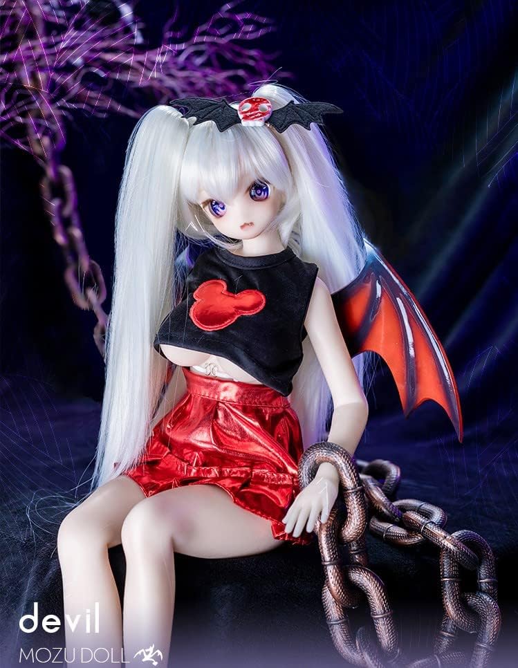 Miniatura 4 de Junying MOZU Devil 15 Figuras de acción femeninas sin costuras, material completo de silicona, Mozu 23.6 in figura femenina flexible muñecas para