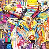 James Grey – Funky Deer Impression d'art Print (30,48 x 30,48 cm)