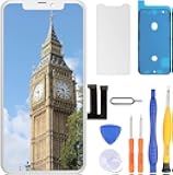 iPhone 11 LCD Screen 6.1 Inch Replacement Touch Screen 3D Touch Digitizer Assembly and Repair Kit (Models A2111, A2223, A2221) White