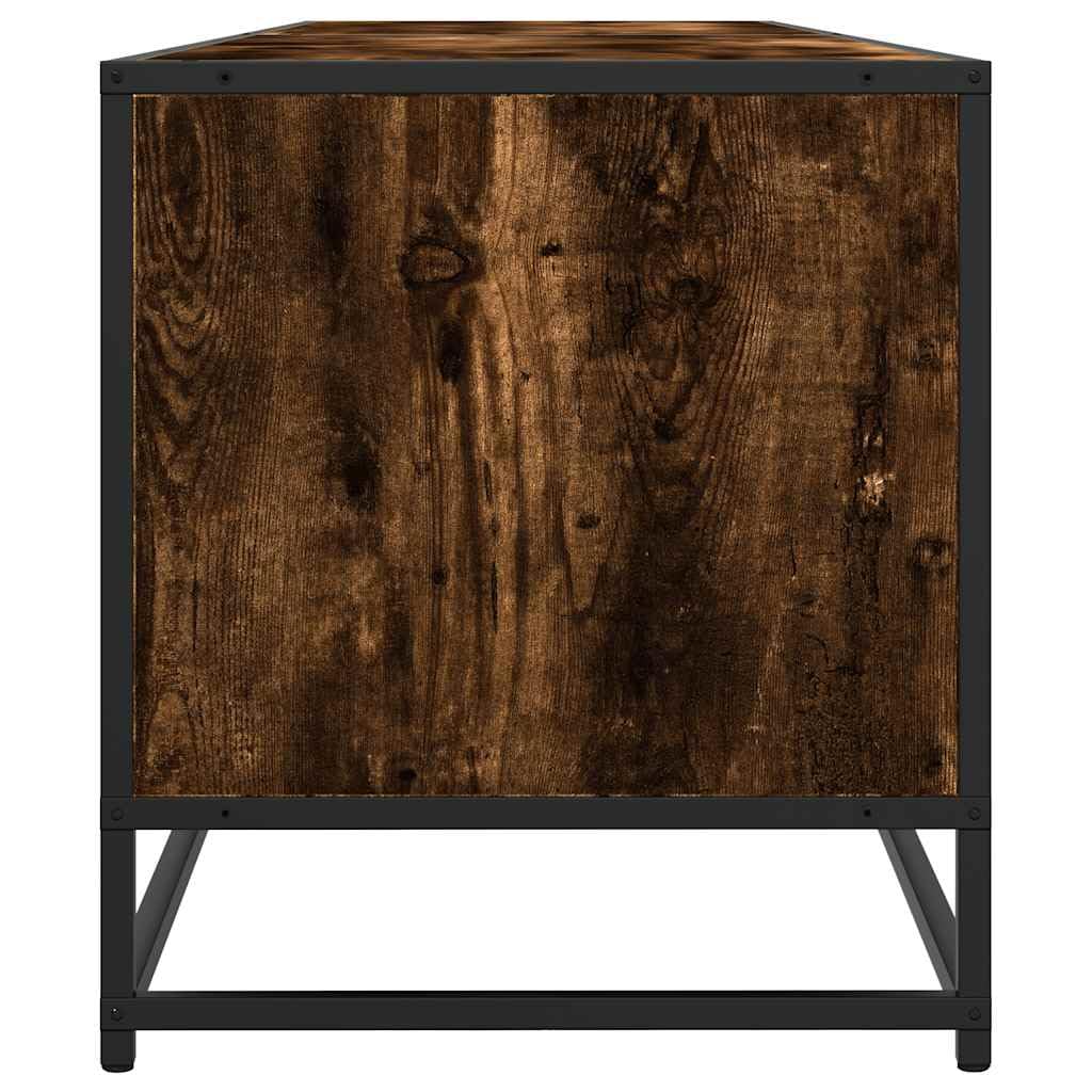 vidaXL Mobile Porta TV Rovere Fumo 180,5x40x46 cm in Legno Multistrato, Supporto TV, Mobile HiFi, consolle TV, credenza TV