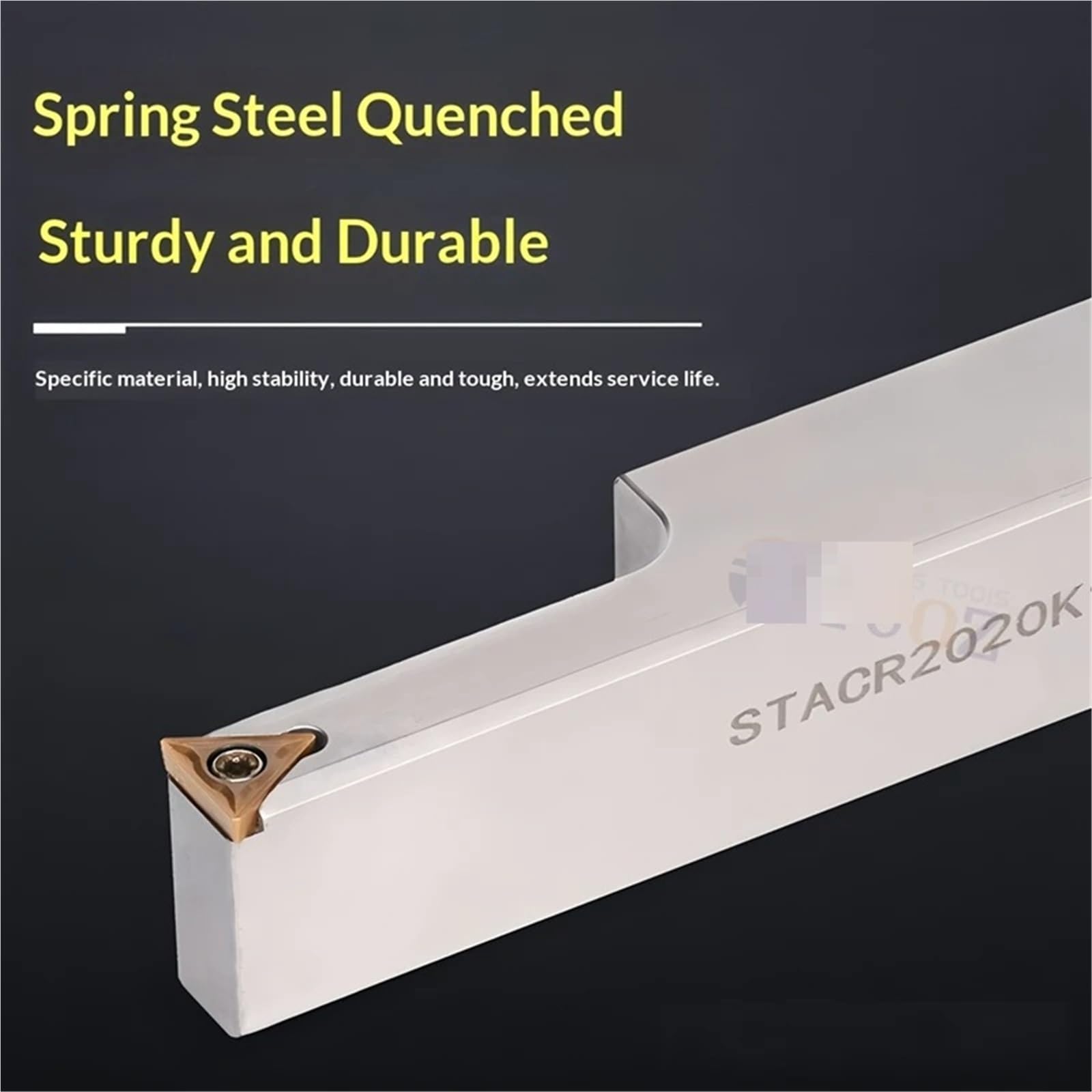 Sin Inserción Soporte De Herramienta Ranurado Profundo Externo Extendido 40MM 50MM Corte Pesado Un Solo Lado(MTEHR3232P10-T40)