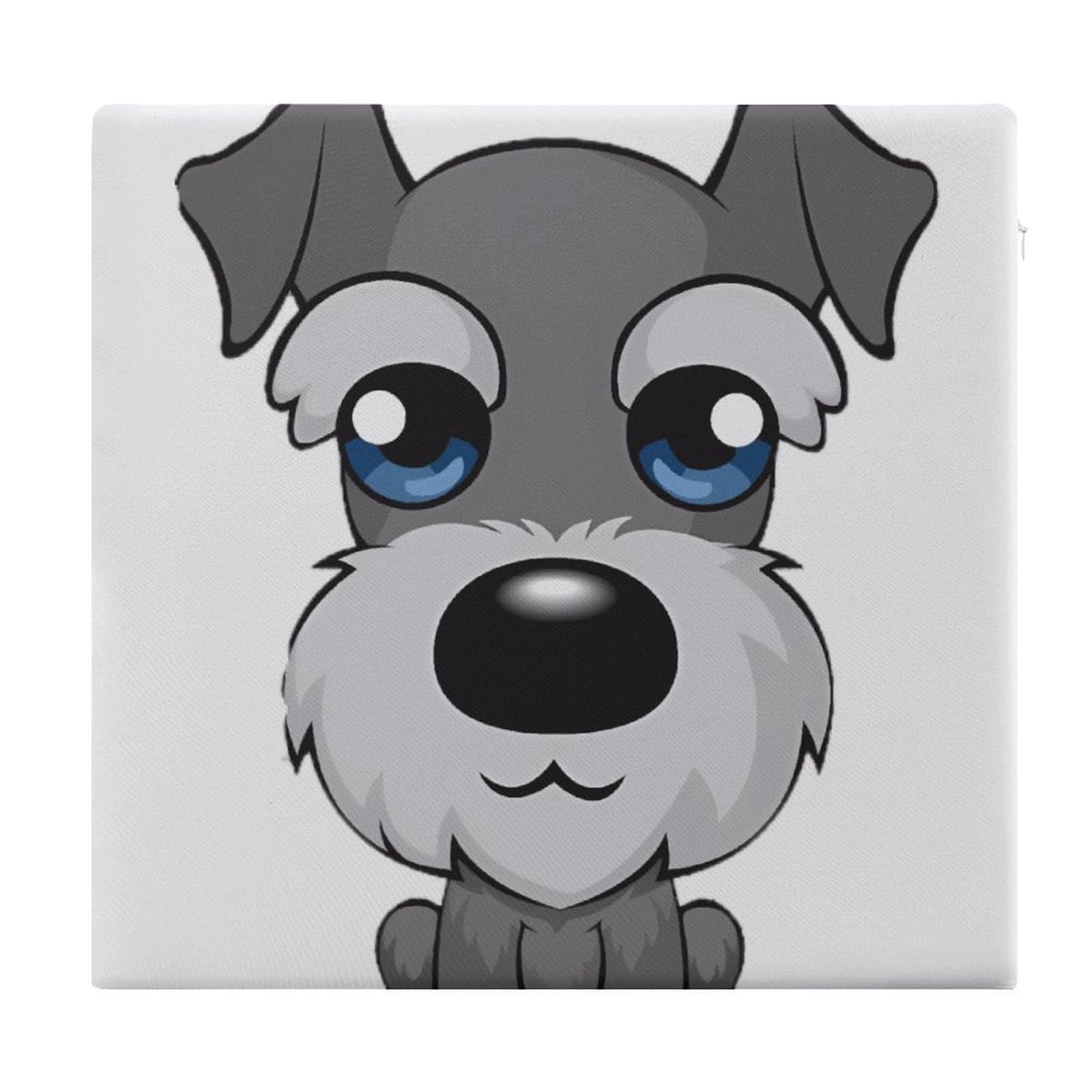 Coussin de siège Schnauzer pour sublimer les chaises de salle à manger