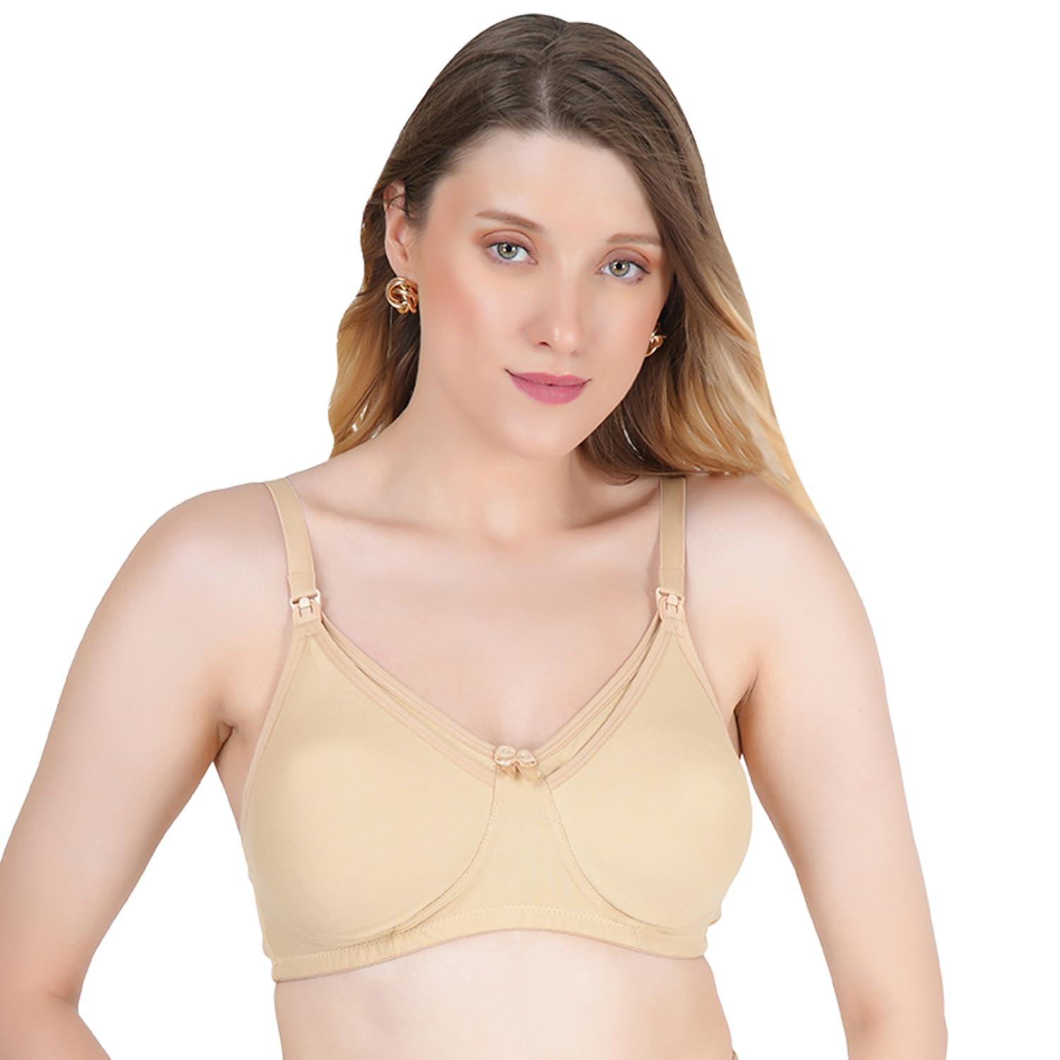 tweens Women's Non-Padded Full Coverage Feeding/Nursing Bra Availble in C Cup Size (Pack of 1)-picture-28