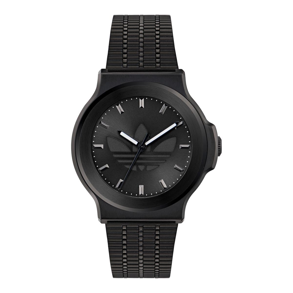 [adidas originals watch] ユニセックス 腕時計 アディダス エクスプレッションスリー AOFH25504 クォーツ 5気圧防水 ミネラルガラス ブラック文字盤 ステンレススチール [並行輸入品]