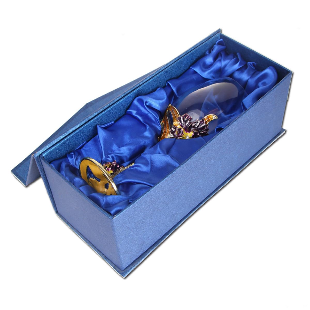Verre à pied en cristal transparent Gatuida pour sublimer vos fêtes et dîners entre amis