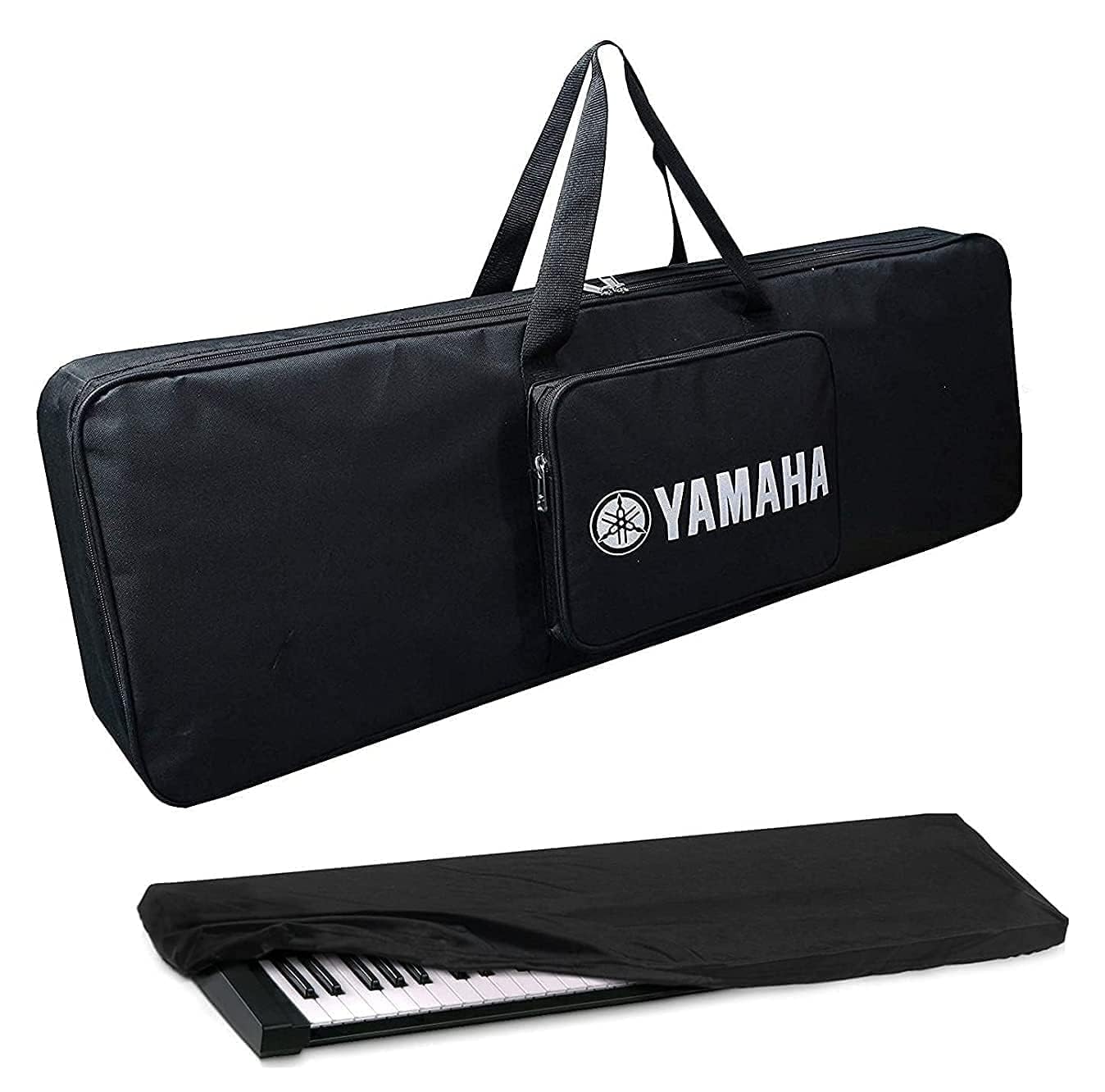 Mexa Compatible with Yamaha PSR- F52, F51,E283, E273, E263, E253 Keyboard with Dust Cover Padded Quality (Black)-image-46