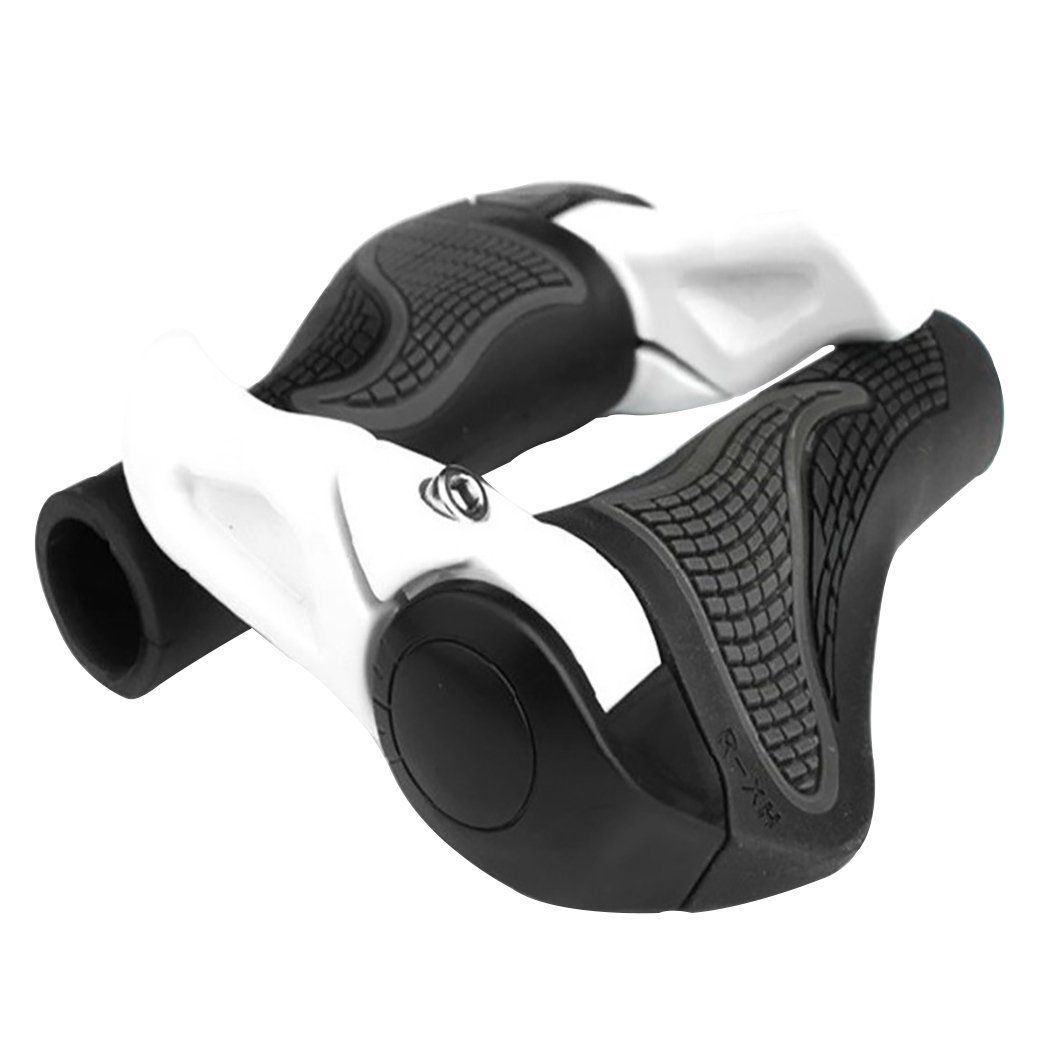 Outgeek Bike Handle Grip Bike Grip Ergonomic Horn Lock On Handlebar