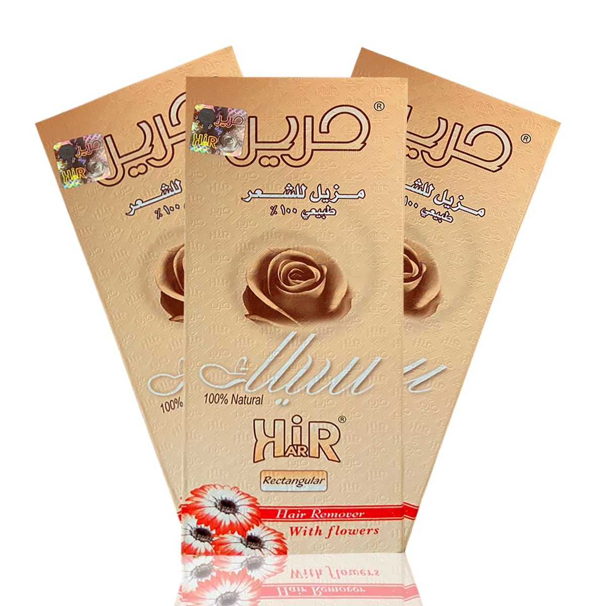 Harir Sweet Packets Sugaring Sugar Wax Hair Removal 100% Natural Paste for Bikini, Legs, Arms, Back And Face & Body Hair Remove 3 X 100 gm