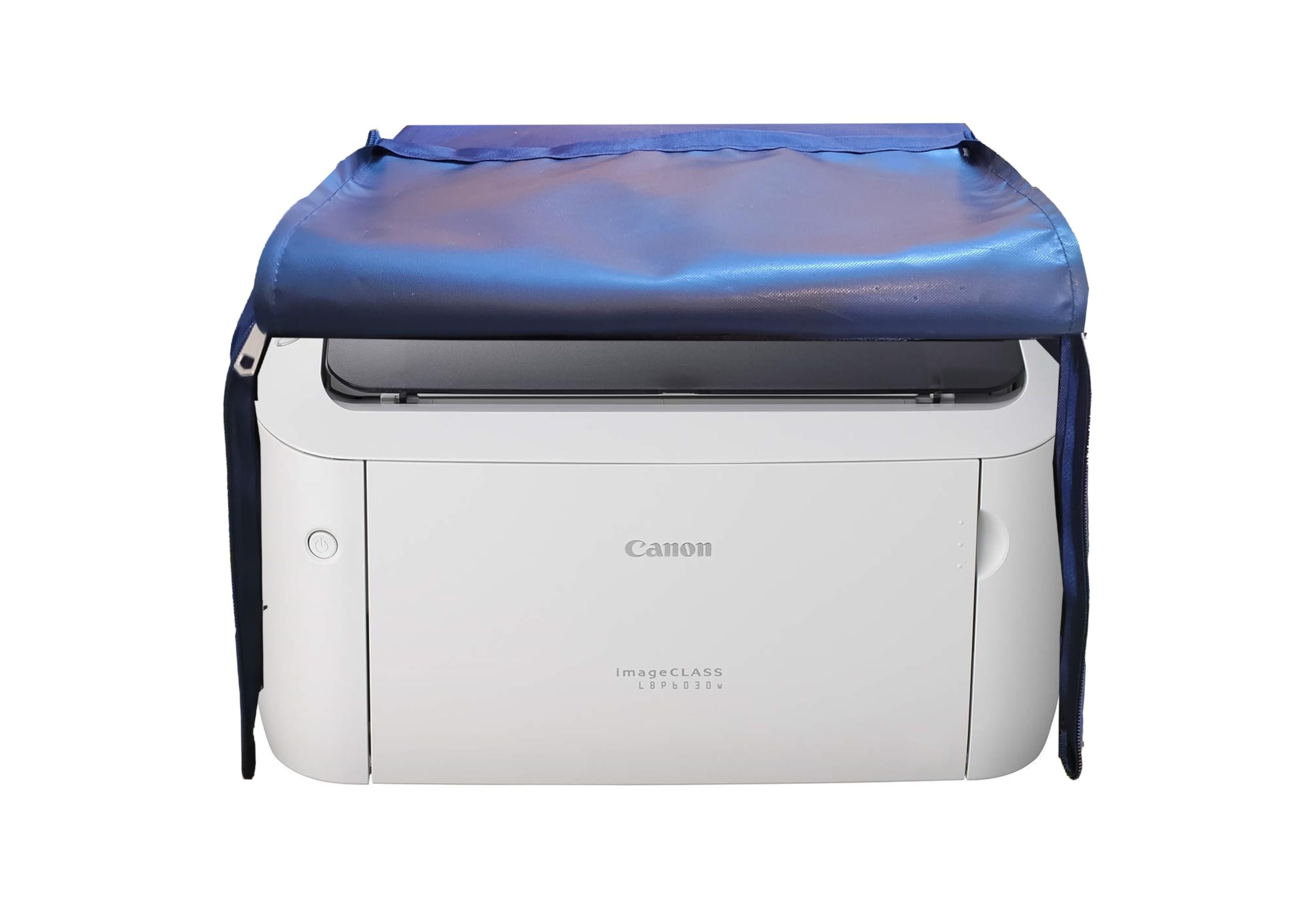 Protectio Chain Printer Cover for Canon Image Class LBP6030W Wi-Fi Mono Printer Cover, Color - Blue Colour/Dustproof/Washable/Chain Cover