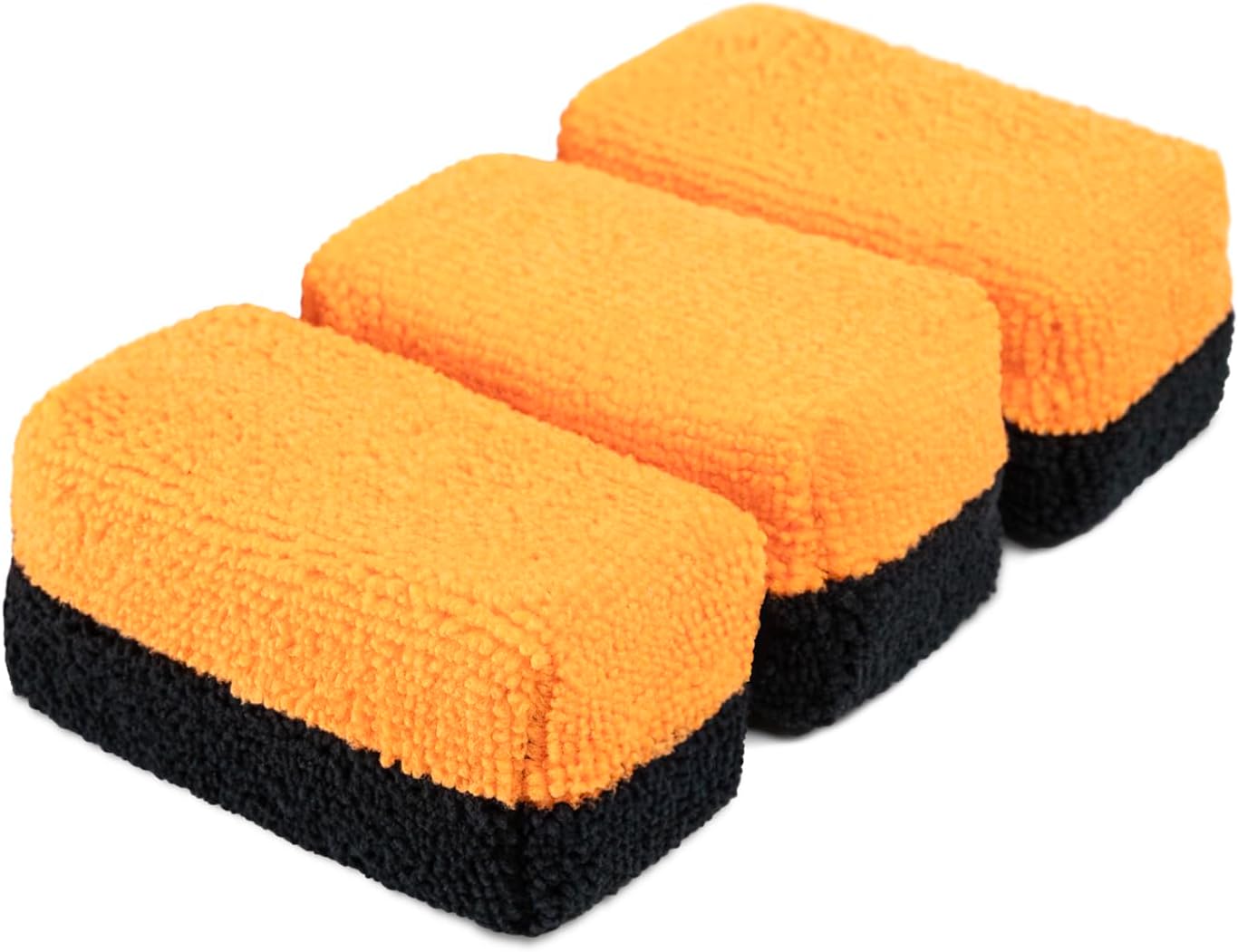 Cerakote Premium Microfiber Applicator (Pack of 3) - Quality Microfiber Material - Washable and Reusable - Perfect for Car Coating Application