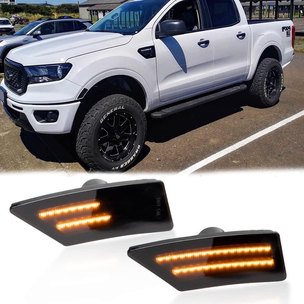 Buy LED Side Marker Lights for Ford Ranger Lariat XL XLT 2019 2020 2021