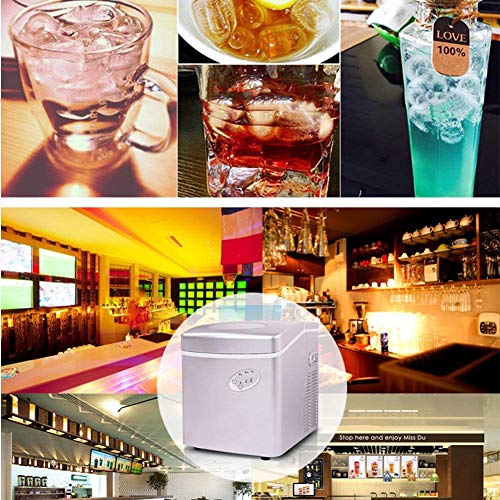 Máquina para hacer hielo compacta para el hogar miniatura 6