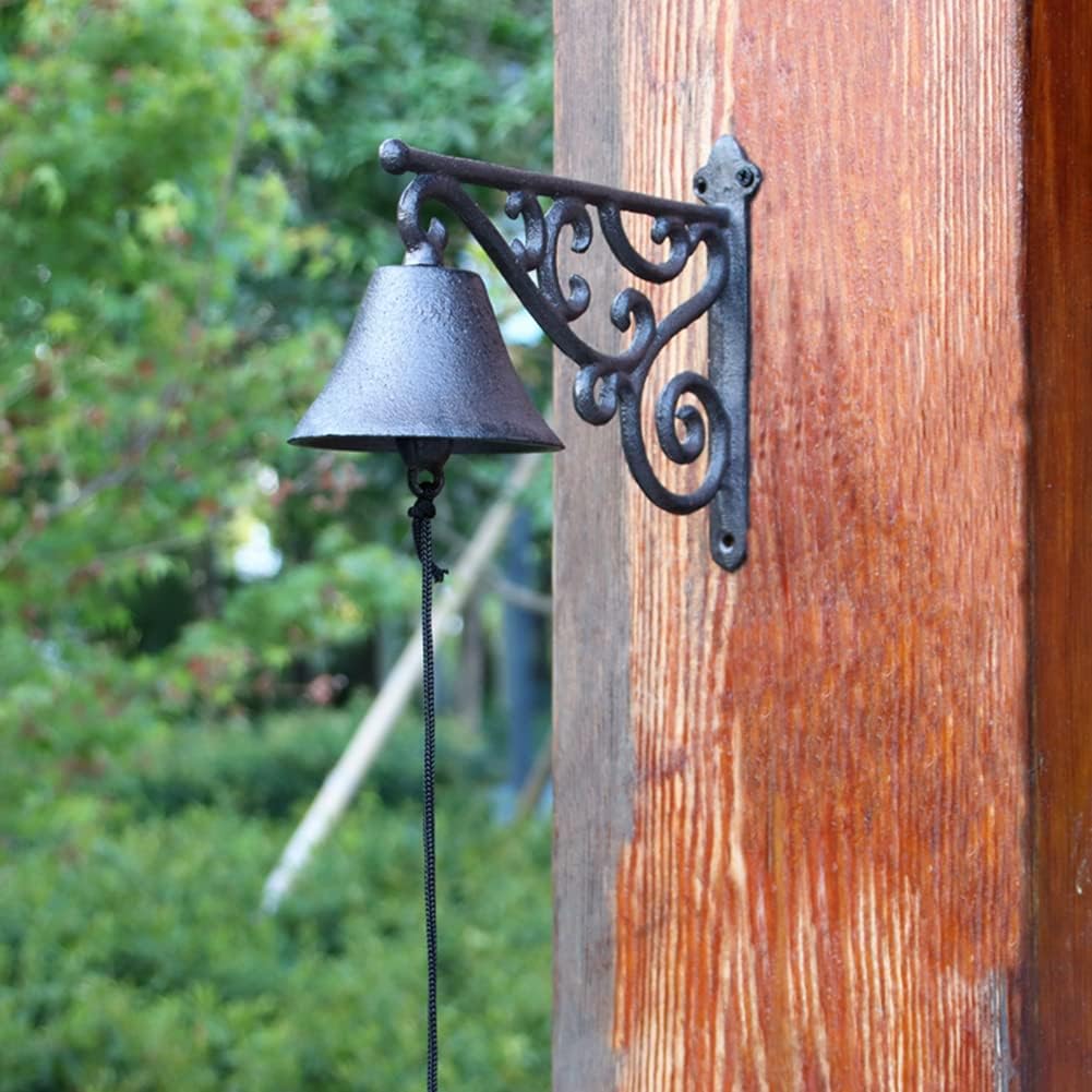 Doorbell，Wall Hanging Door Bell,Hand Bell， Manually Shaking Wall Hanging Doorbell， Vintage Door Bell,Manual Doorbell， Manually Shaking Wall Hanging Doorbell Retro Doorbell Garden Home Wall Decoration