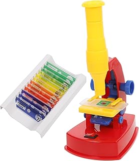 TOYANDONA 1 Conjunto De Microscópio Infantil Microscópio Infantil Brinquedo Microscópio Educacional Microscópio Infantil Microscópio Para Crianças Crianças Microscópio Brinquedos