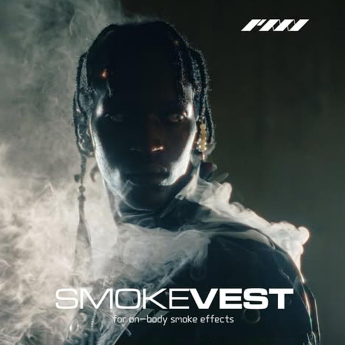 PMI Smoke Vest pour Machine à Fumée SmokeNinja Pro, Portable Avec Tuyaux | Résistant aux éclaboussures et à la chaleur - Pour cosplay, FX, Halloween - Compatible avec SmokeGENIE SmokeNINJA Pro