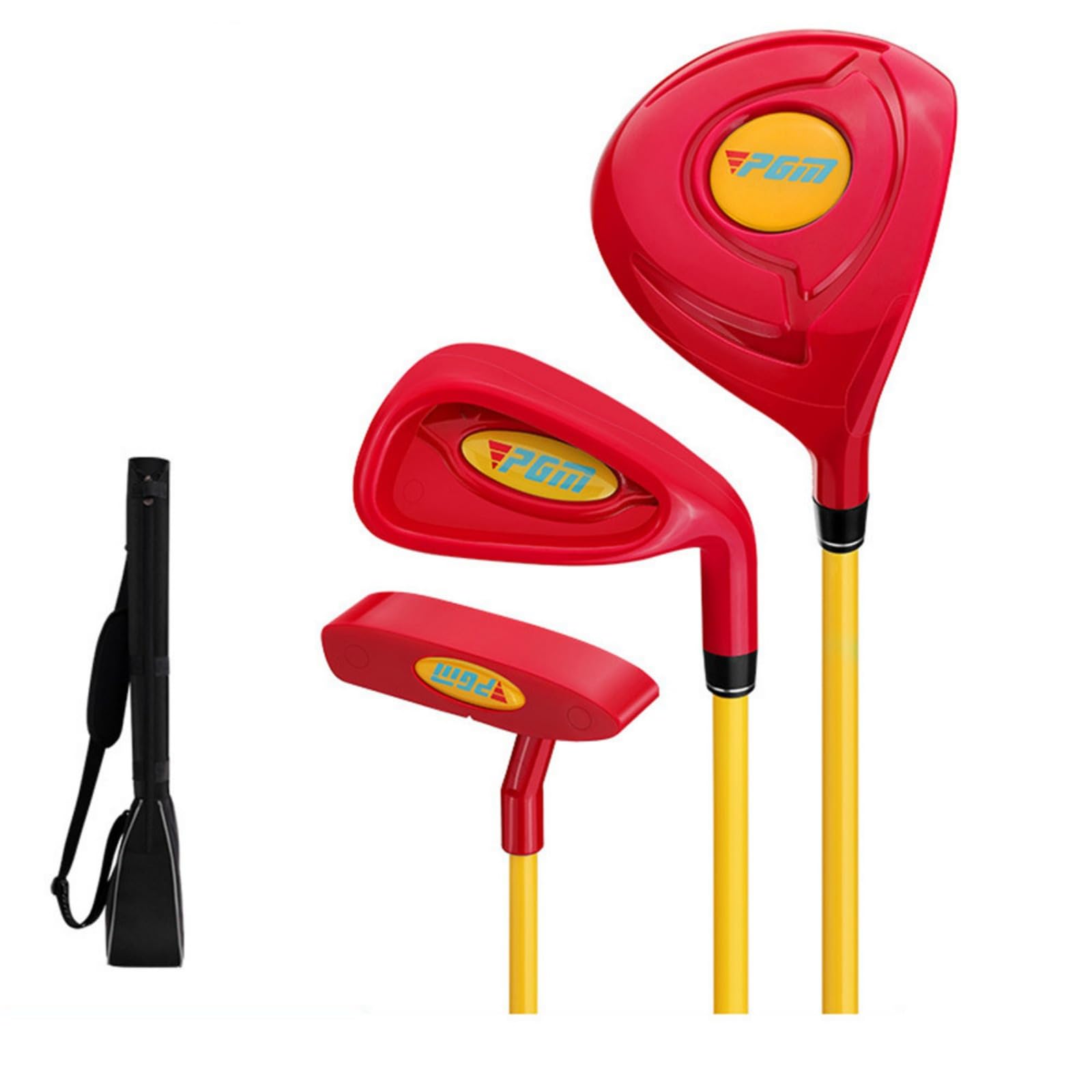 Juego de palos de golf para niños y niñas, principiantes con palo de golf, palo de golf de madera y hierro, híbrido, entrenador utilitario, enseñar a estudiantes, palos de golf