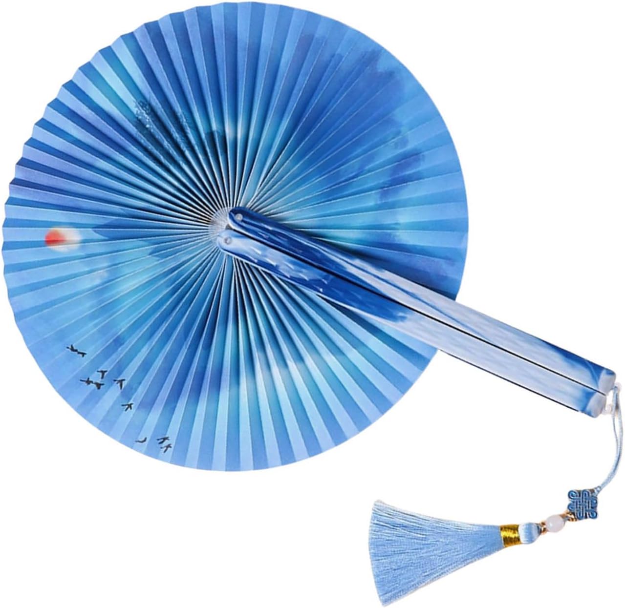 Amazon.com: Hand Held Fan with Pendant Magnetic Folding with Pendant ...