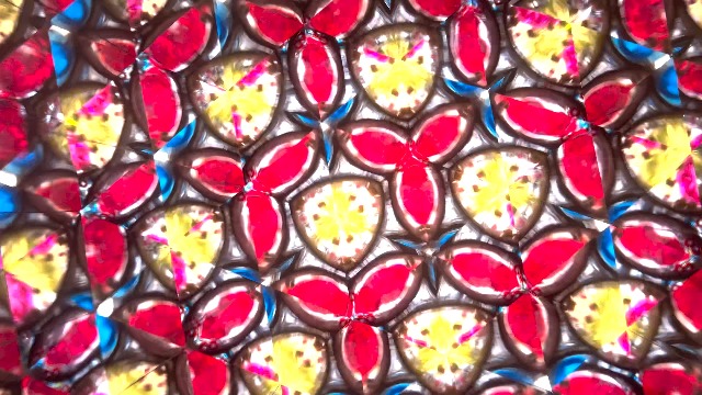 ヴィンテージキルト タペストリー【Kaleidoscope】 Kaleidoscope Quilt