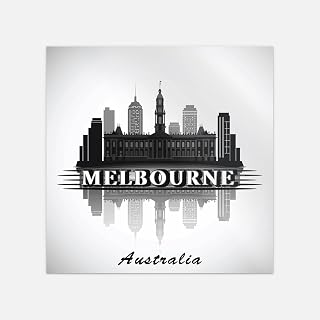 Melbourne City Silhouette Australia Sticker | Car Bumper, Laptop, Water Bottle, Wall, Window Waterproof Vinyl Sticker Decal