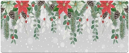 Tapete de baño de Navidad para bañera, antideslizante, de secado rápido y absorbente, tierra de diatomeas, fregadero, dormitorio, cocina, tapete