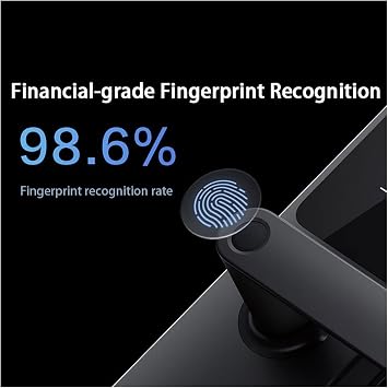 Intelligent Lock Compatible For Aqara Smart Door Lock A100 Pro Zigbee Bluetooth 5.0 Apple Homekey Unlock Fingerprint Unlock Working With Apple Homekit Aqara Home (Color : 40-80mm)