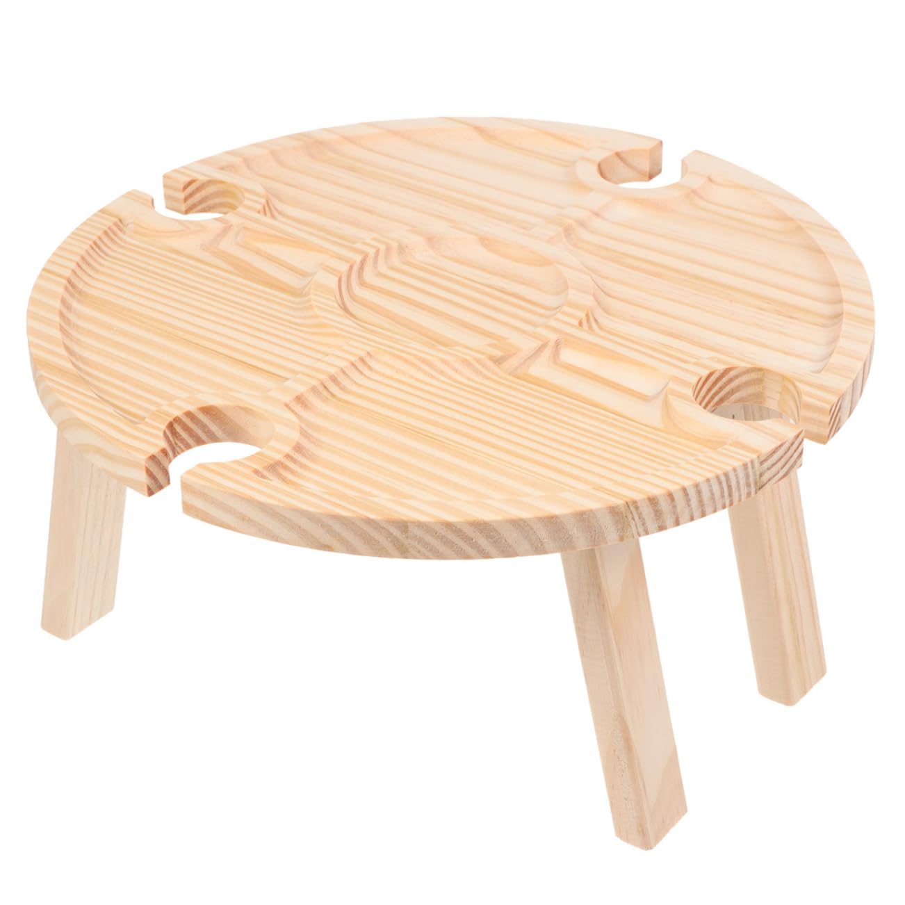 Table de pliante pour vin stable et portable pour sécuriser vos verres en extérieur