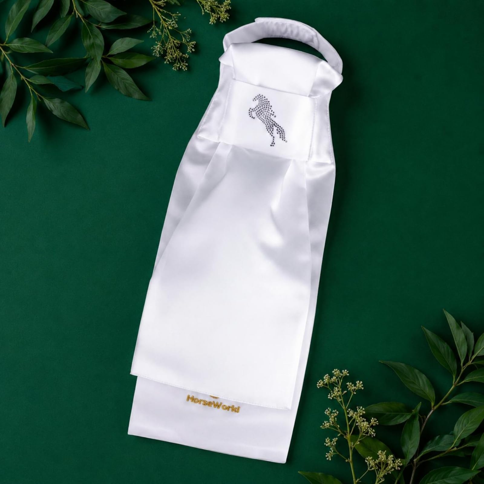 Krawatte Reitzubehör Reitkrawatte Turnierkrawatte Halstuch mit Pferdemotiv aus Polyester für Polierten Look Und Festliche Reitausstattung für