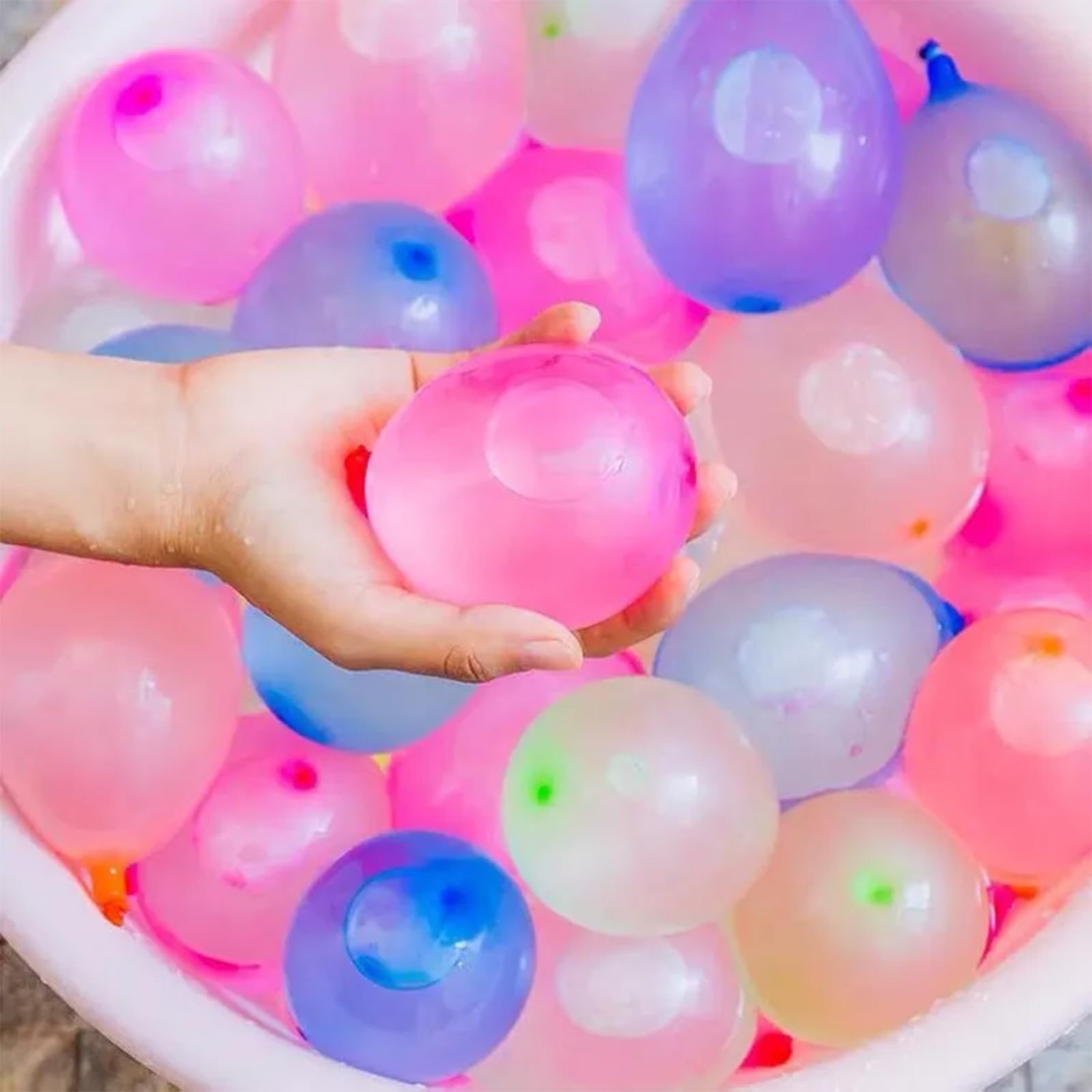 108 Bombes à Eau Auto-scellantes – Ballons Latex Multicolores, Remplissage Rapide En 60s, Pour Batailles D’eau été
