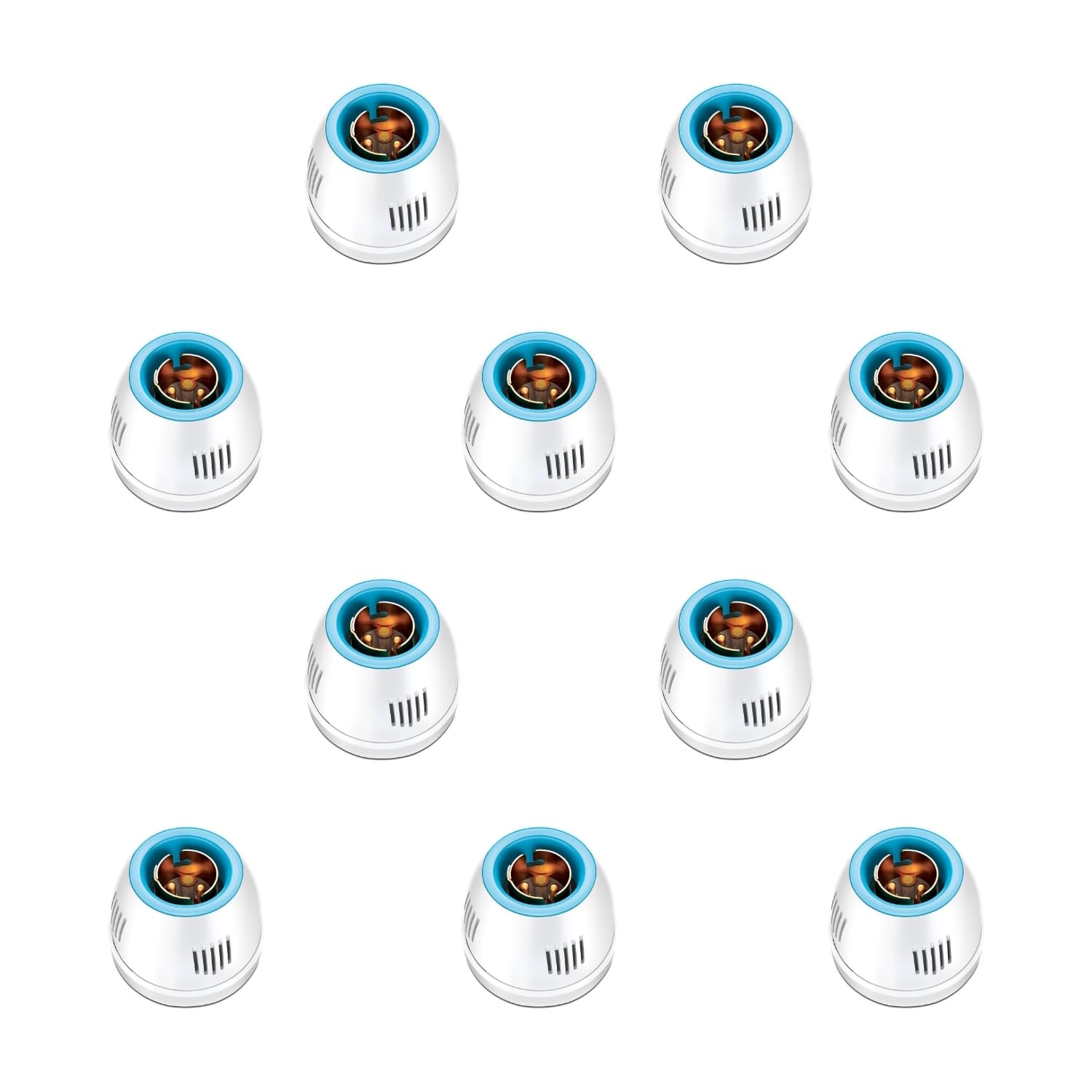Anchor by Panasonic Round Batten Bulb Holder for Wall | B22 Bulb Holder for Led Bulb | Straight B22 Holder Bulb Socket (Pack of 10, 39684)-image-41