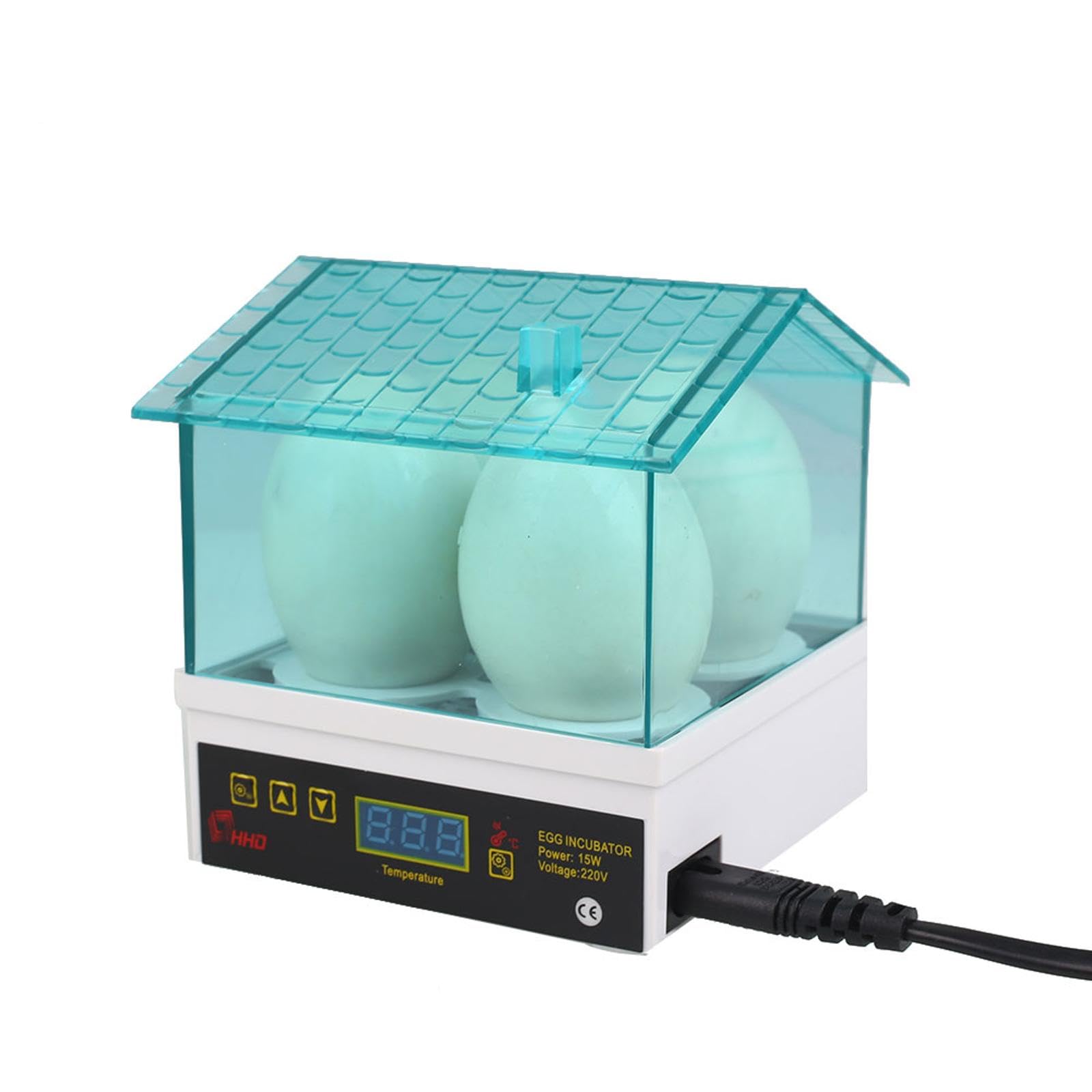 Mini incubateur à œufs, contrôle de la température, incubateur avec affichage numérique LED, incubateur domestique, laboratoire
