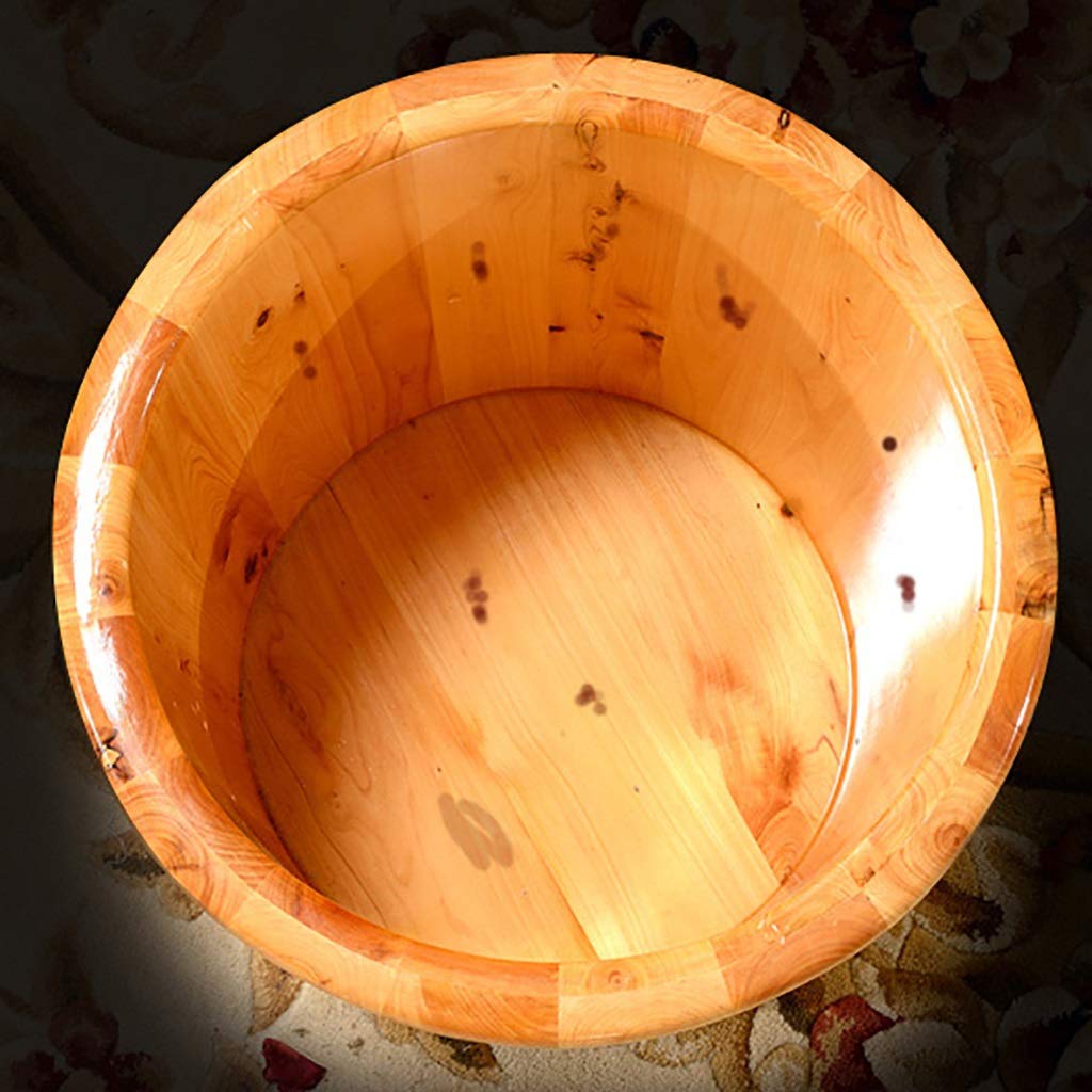 Holz-Fußbecken, Massivholz-Fußwanne, Pediküre-Schüssel, Spa-Massage, Pediküre-Fässer, Haushalts-Fußbad, Massagegerät